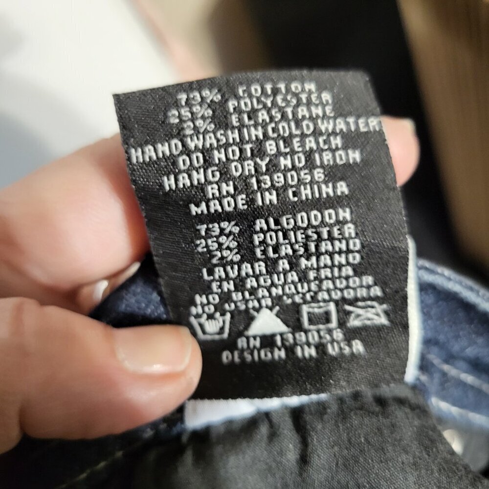 NWOT GRACE IN LA STRAIGHT LEG HIGH RISE EMBROIDERED JEANS SZ 10 - Picture 8 of 12